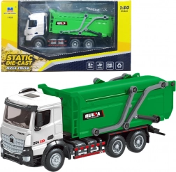 Model metalic camion Huina verde 1:50