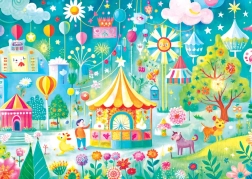 Puzzle YAZZ oraș colorat 1000 piese