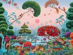 Puzzle Grădină Exotica 1500 de piese