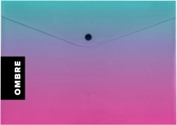 Plic cu capse A4 ombré roz