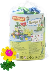 Set de construcție Blok Flora 2 – grădiniță cu flori, 91 piese