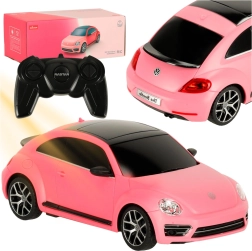 Rastar mașină RC VOLKSWAGEN Beetle UV 1:24 roz