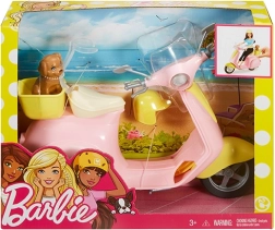 Barbie scuter cu cățeluș