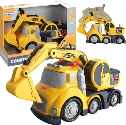 Woopie excavator pentru copii City Truck cu lumini și sunete