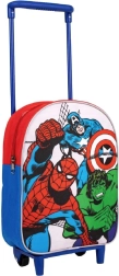 Cerdá rucsac de călătorie pentru copii cu roți Avengers 29 cm