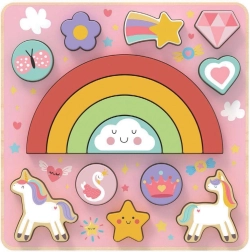 Puzzle de echilibru Unicorn 2 în 1