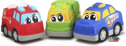 mașini pentru copii 24 cm – vehicul de gunoi, de pompieri și de poliție