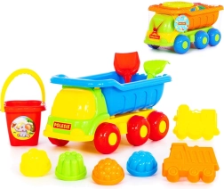Set camion de jucărie pentru nisip cu accesorii