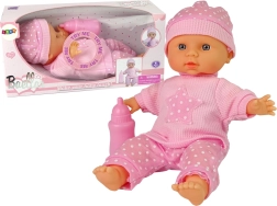 Păpușă dulce pentru copii Sticluță roz Sunete