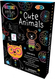 Set de imagini răzuibile și spiralate – animăluțe vesele