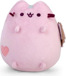 Pisica Pusheen roz din pluș 18 cm