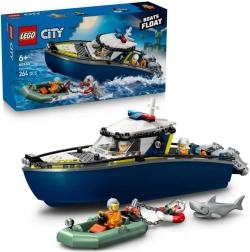 Lego City barcă de poliție – urmărire pe mare