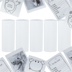 Hârtie termică pentru mini imprimantă 5,7 cm x 4,5 m - 5 buc