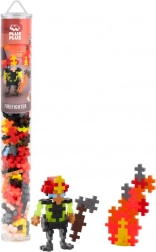 Plus-Plus pompier – set de construcție în tub (100 piese)