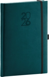 Diario săptămânal Notique Aprint Top petrol 2026 15x21 cm