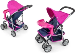Cărucior pentru păpuși Milly Mally Kate Prestige Navy