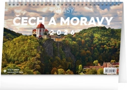 Calendar de masă Frumusețile Cehiei și Moraviei 2026