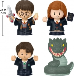set figurine little people harry potter: camera secretelor (4‑pack)