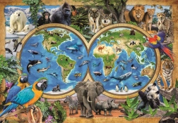 Puzzle CLEMENTONI Lumea uimitoare a animalelor 300 piese
