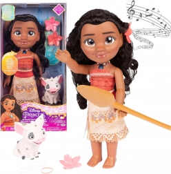 Păpușă interactivă cântătoare Disney MOANA 35 cm cu accesorii