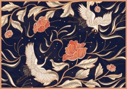 Puzzle Grădina Misterelor: Cocori și flori 500 piese