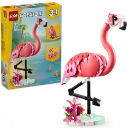 LEGO Creator 3 în 1: flamingo roz