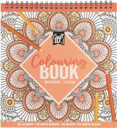 Carte de colorat cu legătură inel 21x20 cm