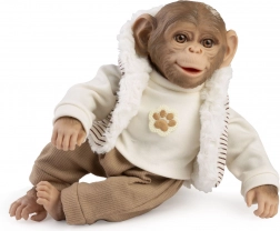 Micuță maimuțică realistă cu corp moale 32 cm