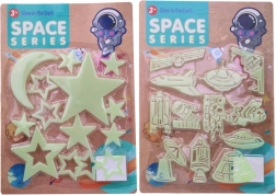 Decorație luminoasă cu tematică spațială 30 x 21 cm