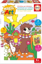 Educa pictură după numere: koala și lamă