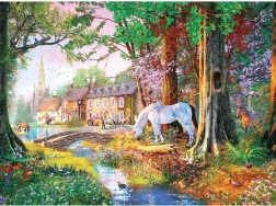 Puzzle Ponei din New Forest 1000 piese