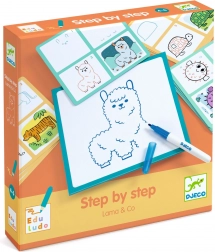 Set de desen Djeco Lama & Co