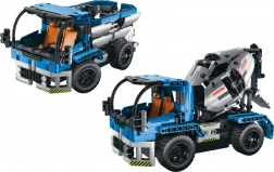 Set de construcție camion și betonieră 2 în 1 RC 26 cm