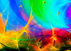 Puzzle Fractali Curcubeu 1000 piese