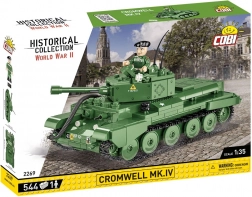 Set de construcție tanc Cromwell Mk. IV cu figurina generalului