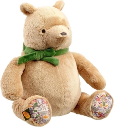 Ursuleț de pluș Winnie Pooh cu fundă verde 25 cm