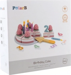 Tort aniversar din lemn de tăiat POLARB de la VIGA