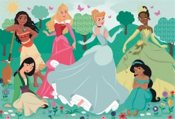 Puzzle maxi 104 piese Disney Prințese