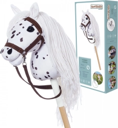Hobby Horse HOPPIHORSE - Alb-pătat