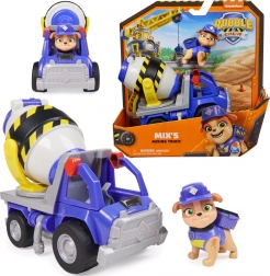 Paw Patrol Rubble & Crew Mix – betonieră cu figurină