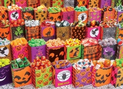 Puzzle COBBLE HILL Dulciuri de Halloween 500 piese