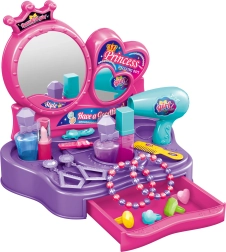 Măsuță de toaletă cu accesorii pentru copii