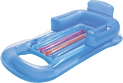 Bestway șezlong gonflabil cu spătar și suport pentru băuturi – Gri