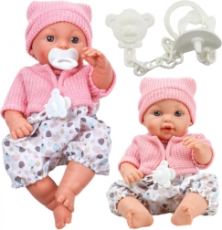 Păpușă de pânză cu căciulă și sunete