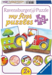 Ravensburger primul meu puzzle la fermă 9×2 piese