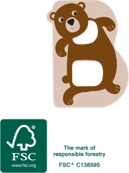 Literă B din lemn Small Foot