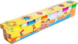 plastilină în tub, set 6 culori