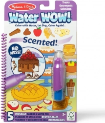 Caiet de colorat cu apă Water WOW! parfumat – Delicii