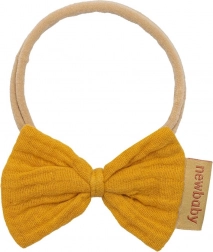 bentiță pentru bebeluși New Baby muselină muștar