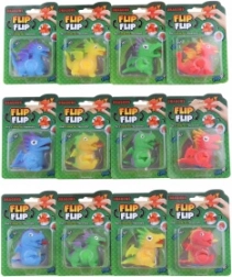 Dragon din cauciuc 2în1 – figurină care se rulează într-un ou